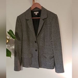 Nordstrom tweed button down blazer with pockets, Worn once, Perfect condition